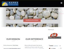 Tablet Screenshot of kephapartners.com